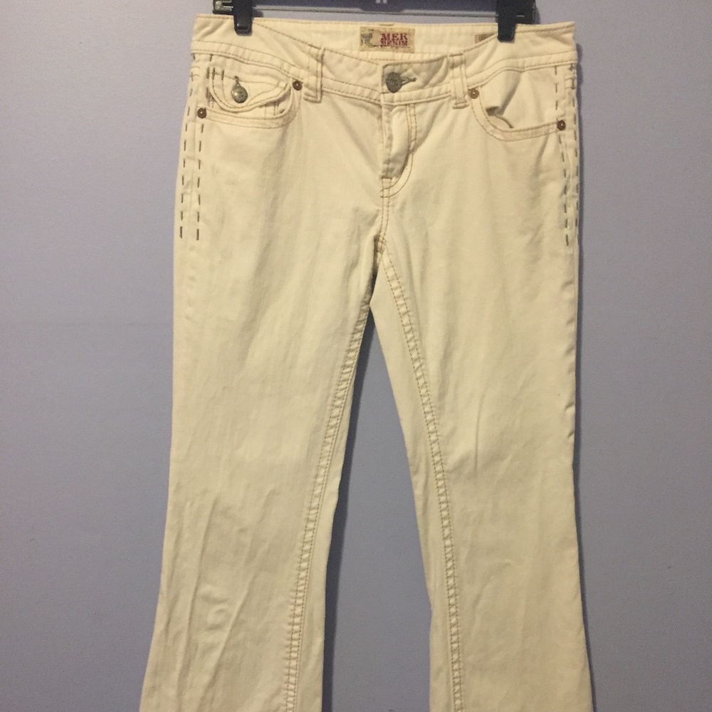Chicago Boot-cut White Jeans